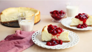 cherry cheesecake