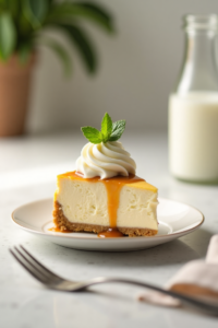 A classic cheesecake made with a Keebler graham cracker crust, creamy vanilla filling, and your choice of fruit topping. A classic cheesecake made with a Keebler graham cracker crust, creamy vanilla filling, and your choice of fruit topping. 