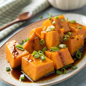 Vegan wontons with kabocha squash and shiitake mushroom filling