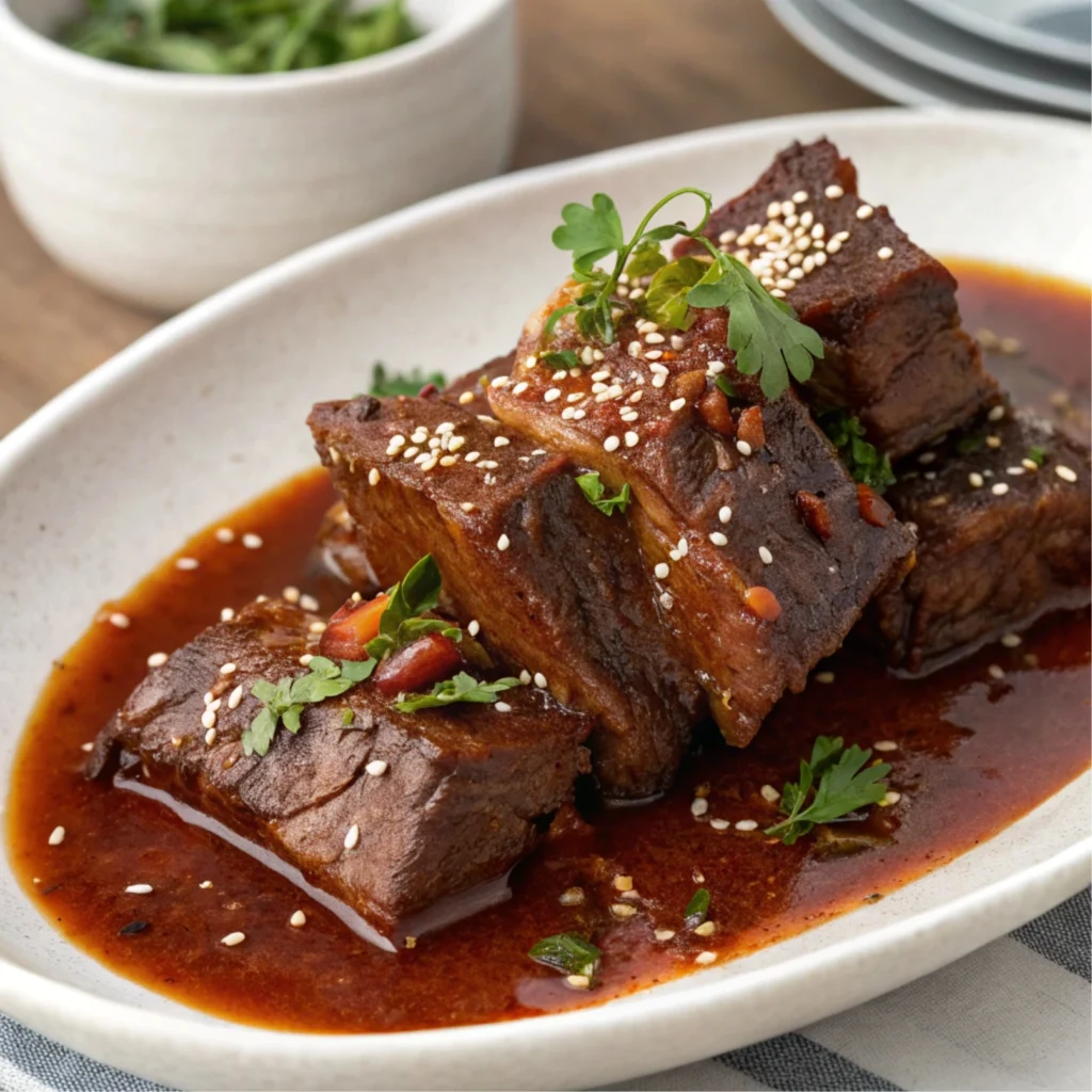 Braised Boneless Beef Short Ribs