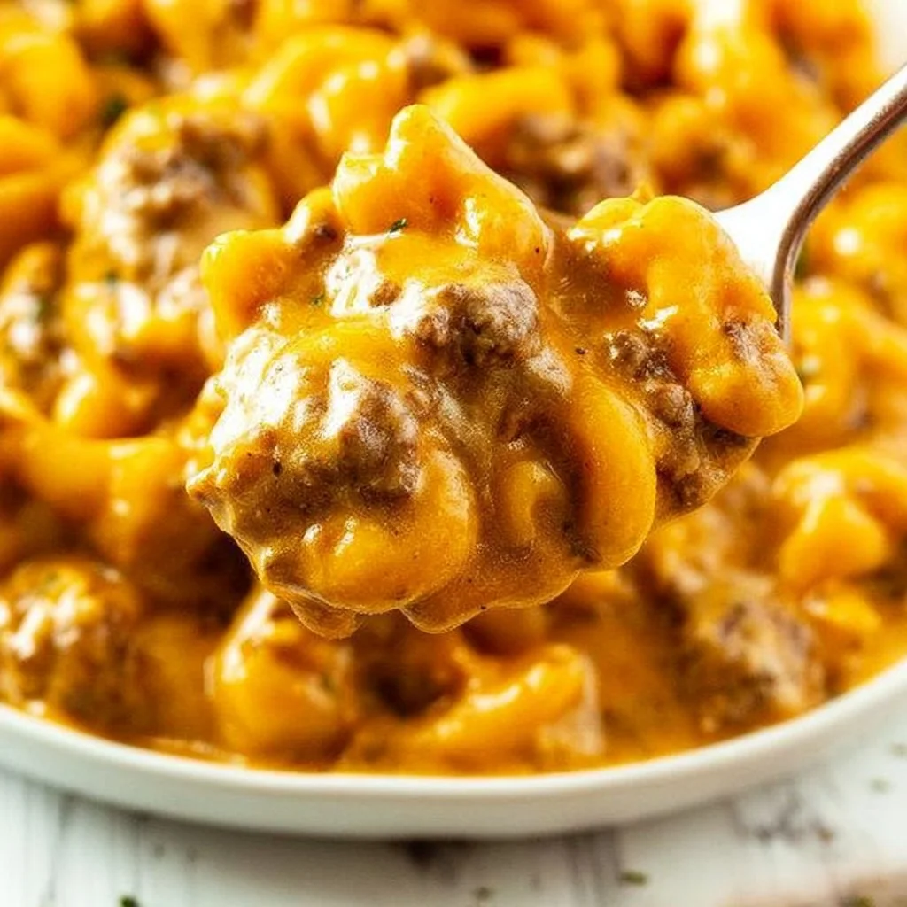 Make the cheesy pasta dish of your cravings with this easy Homemade Hamburger Helper recipe! Pasta and ground beef are s… | Ground beef recipes hamburger helper, Homemade cheeseburger meal, Recipes for dinner
