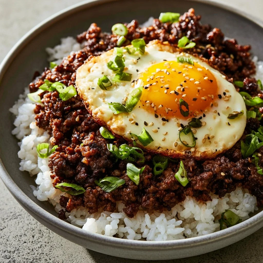 Korean Ground Beef Bowl