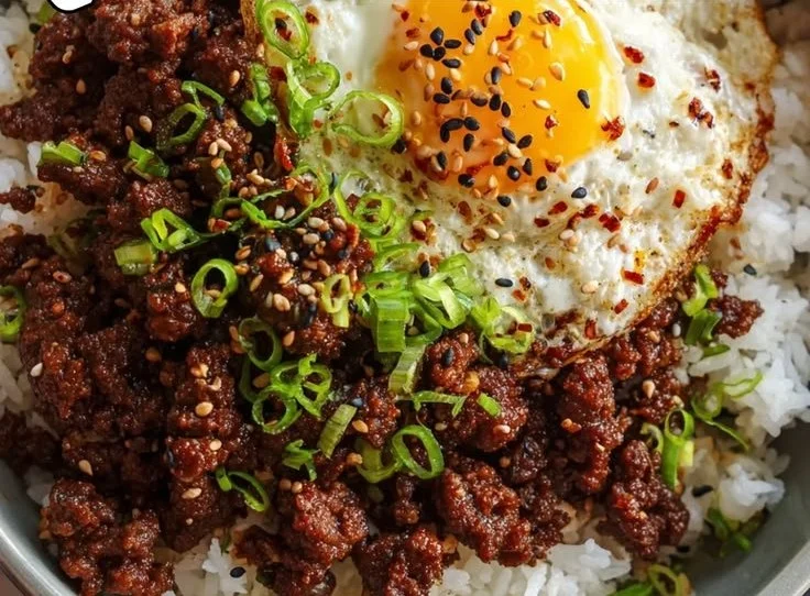 Korean Ground Beef Bowl
