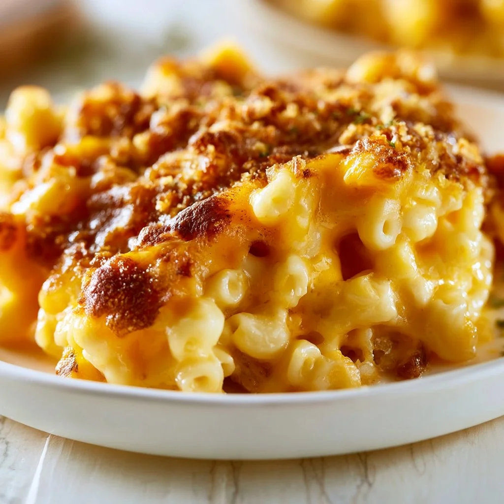 Mac and Cheese Meatloaf Casserole