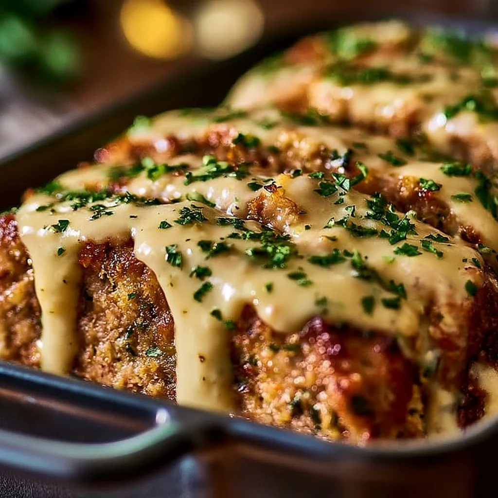 Garlic Parmesan Meatloaf