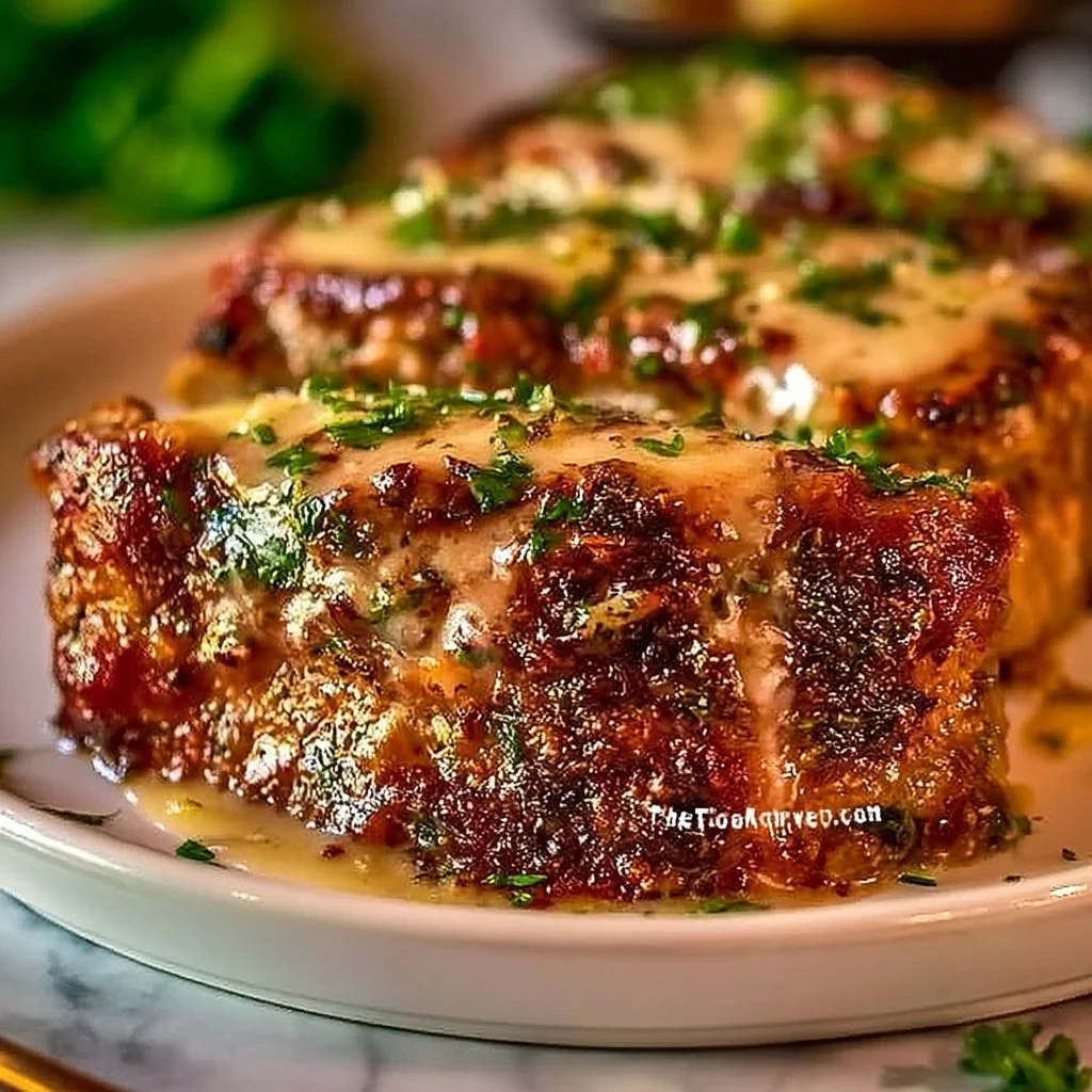 Garlic Parmesan Meatloaf