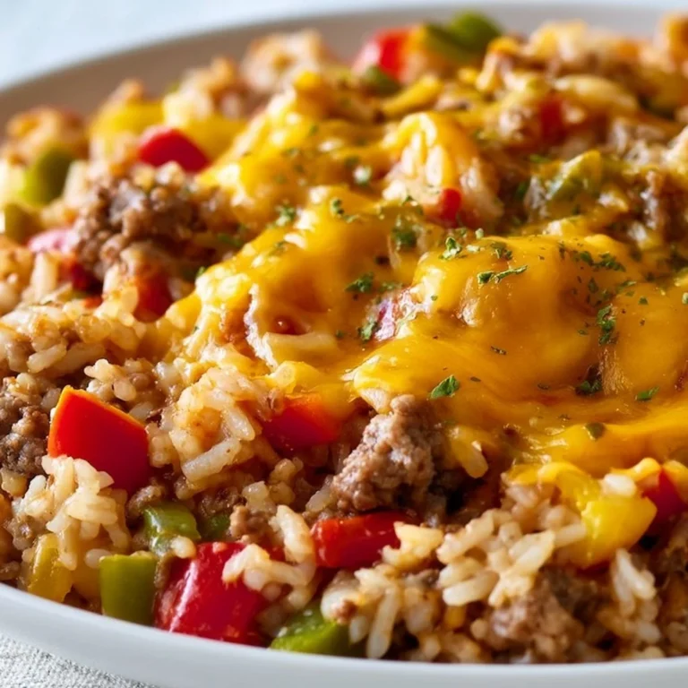 Colorful pepper skillet dish with vegetables and spices in a frying pan