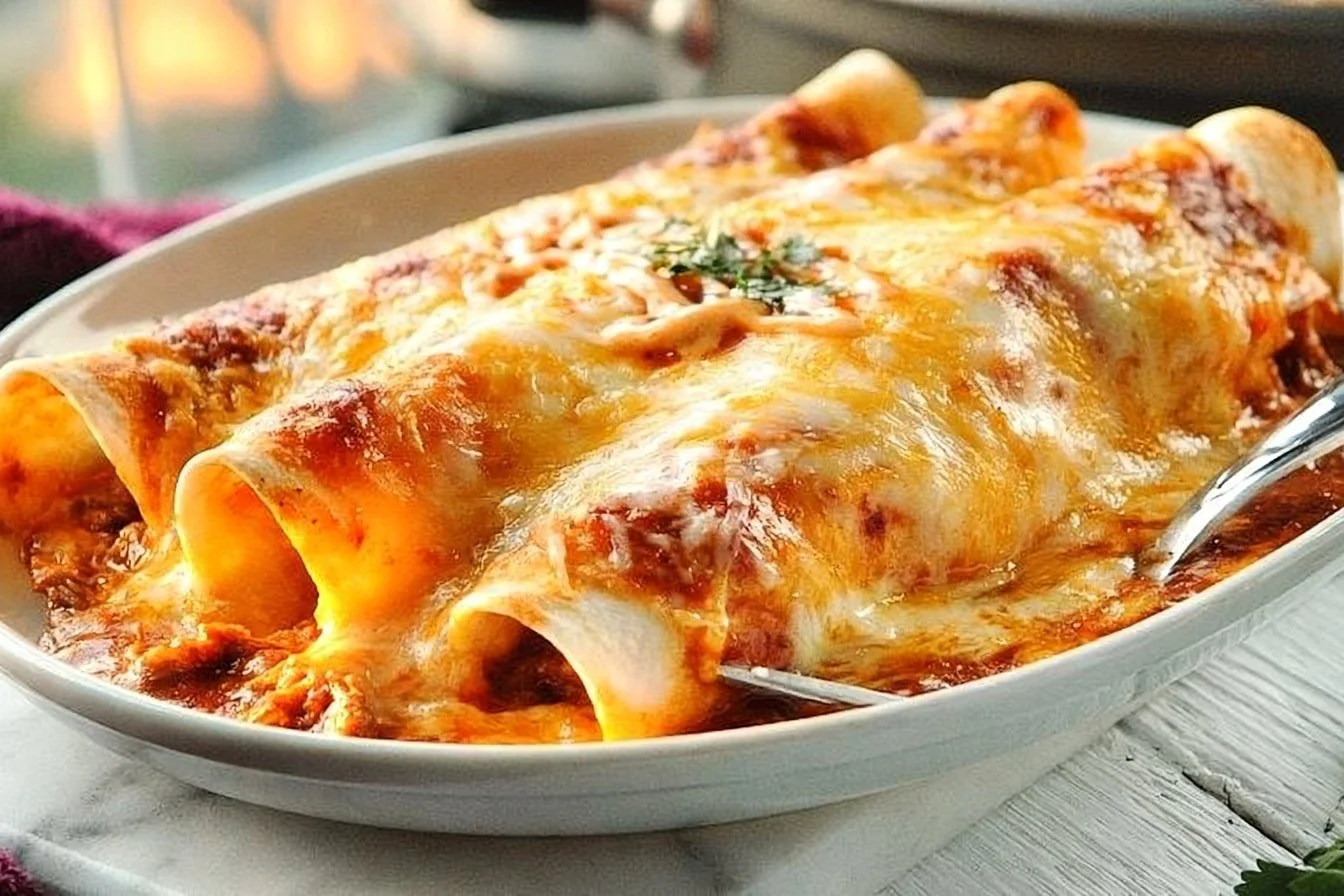 5 Ingredient Beef Enchiladas