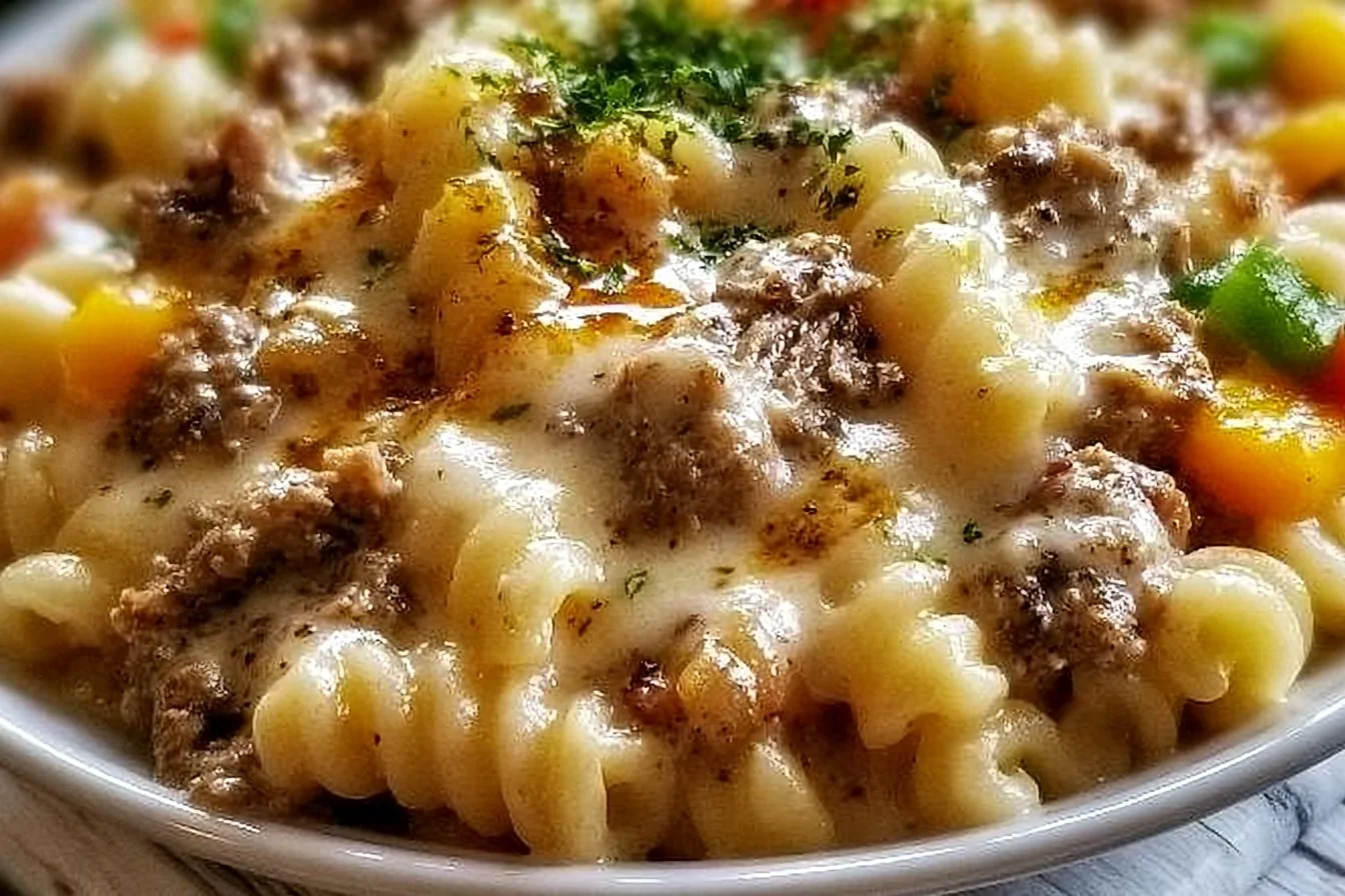Philly Cheesesteak Pasta