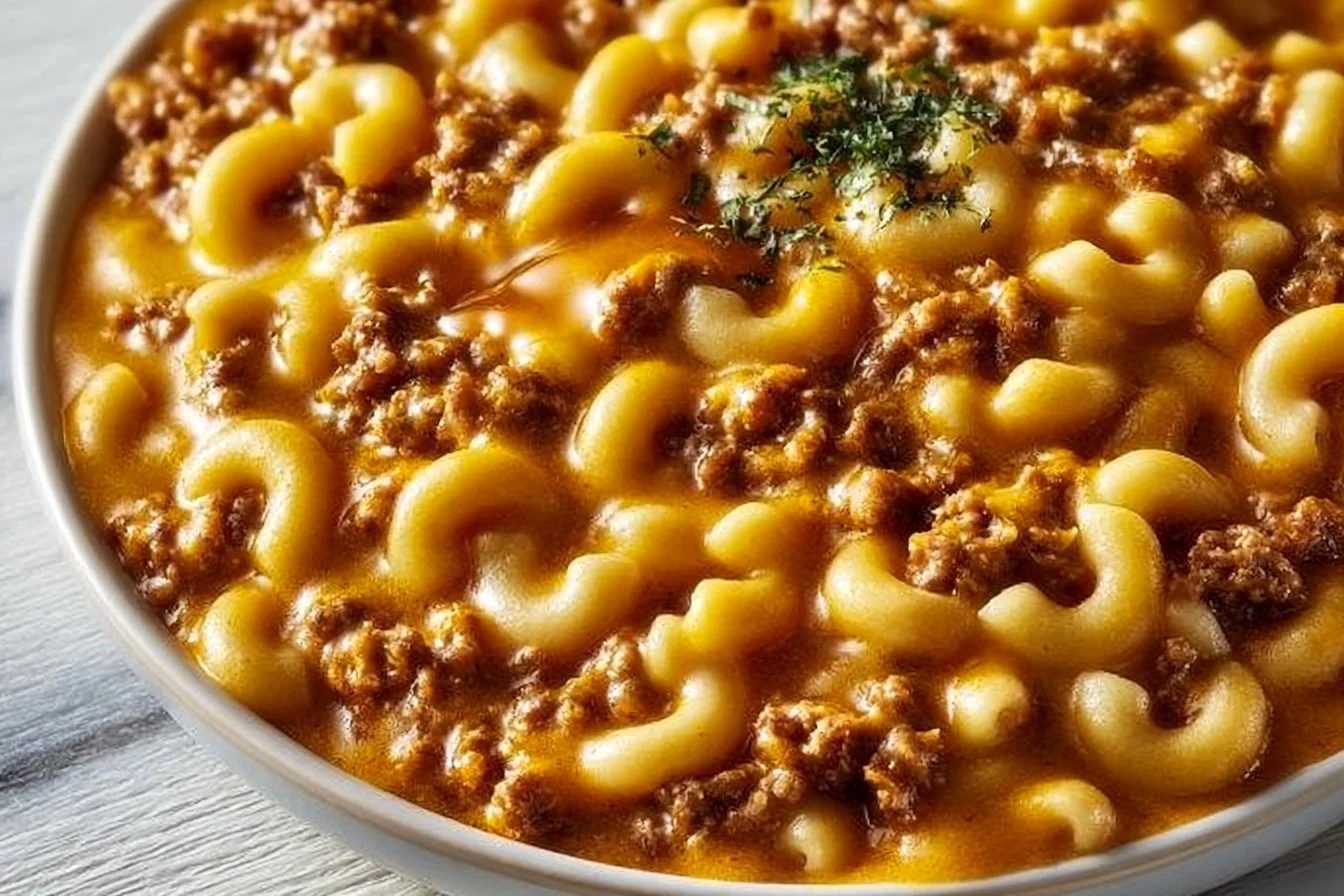 Cheesy Hamburger Helper