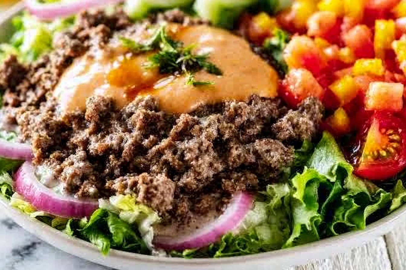 Healthy Burger Bowls