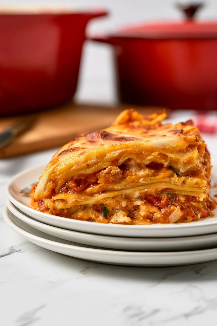 Delicious homemade Mexican casserole topped with cheese and fresh ingredients