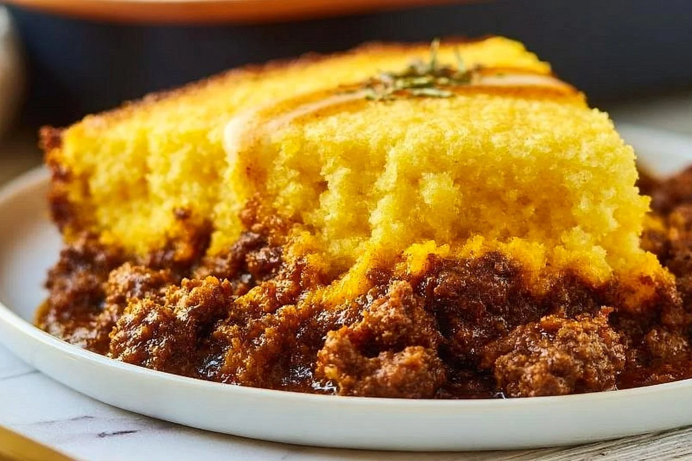 Sloppy Joe Cornbread Casserole